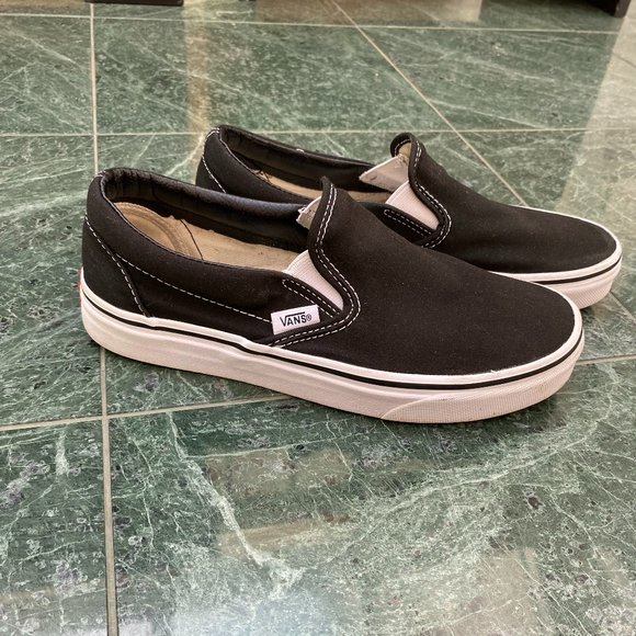 Vans Shoes - Black Slip on Van’s size 7.5 women’s